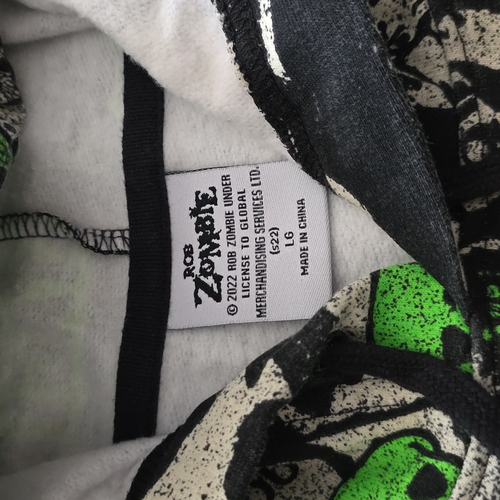 Rob Zombie Statement Hoodie Unisex Large From Hot Topic - Picture 3 of 10